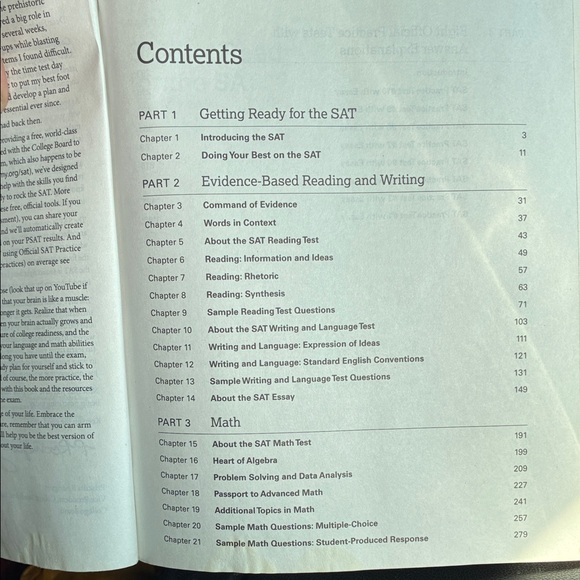 SAT Study Guide - Blue - Picture 3 of 5